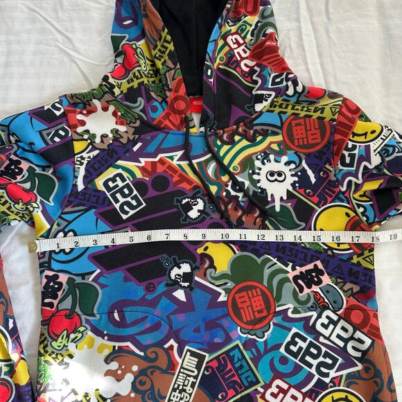 Nintendo Tokyo Limited Edition Crossing Splatoon Hoodie Parka Unisex Size S - Picture 6 of 8